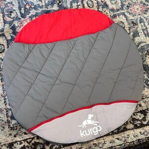 Kurgo Pupsack Sleeping Bag 28 in Outdoor Camping Pet Items Red Gray